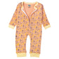 Babies Basic Long Sleeves Sleepsuit for Babies - Peach