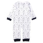 Babies Basic Long Sleeves Romper Sleepsuit for Babies - White