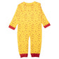 Babies Basic Long Sleeves Sleepsuit for Babies - Yellow & Red