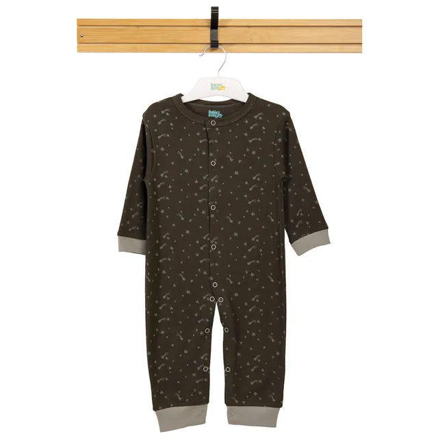 Babies Basic Long Sleeves Romper Sleepsuit for Babies - Green