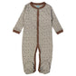 Babies Basic Long Sleeves Sleepsuit for Babies - Grey & Brown