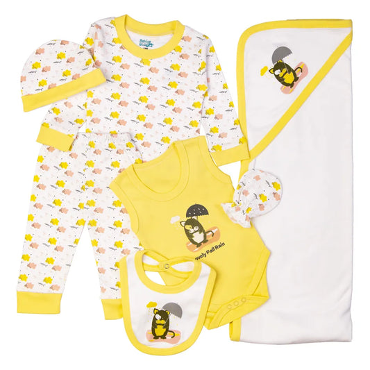 Babies Basic Gift Set - 7pcs - Yellow