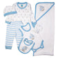 Babies Basic Gift Set - 7pcs - Sky Blue