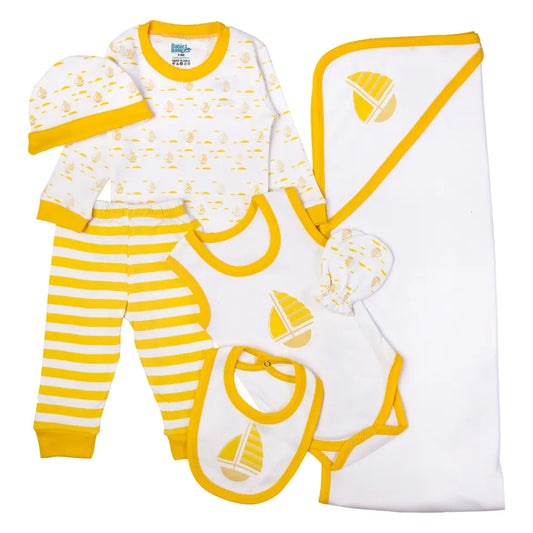 Babies Basic Gift Set - 7pcs - Lemon