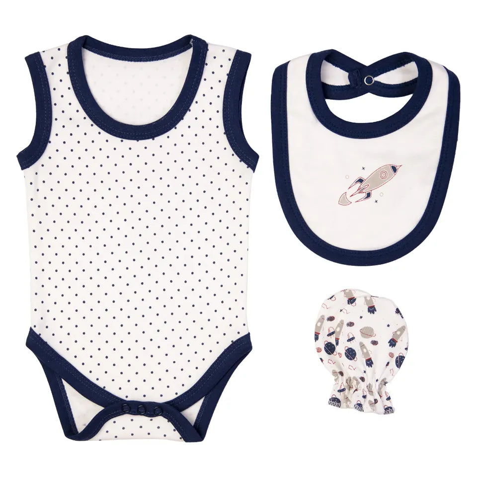 Babies Basic Gift Set - 7pcs - Navy Blue