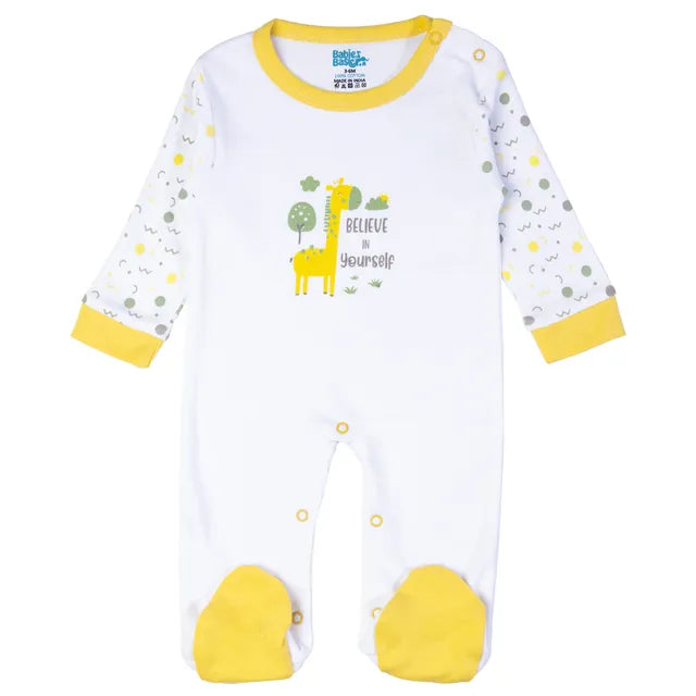 Babies Basic Gift Set - Believe In Yourself 5pcs  - Yellow