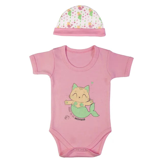 Babies Basic Gift Set - Meowmaid 5pcs - Pink