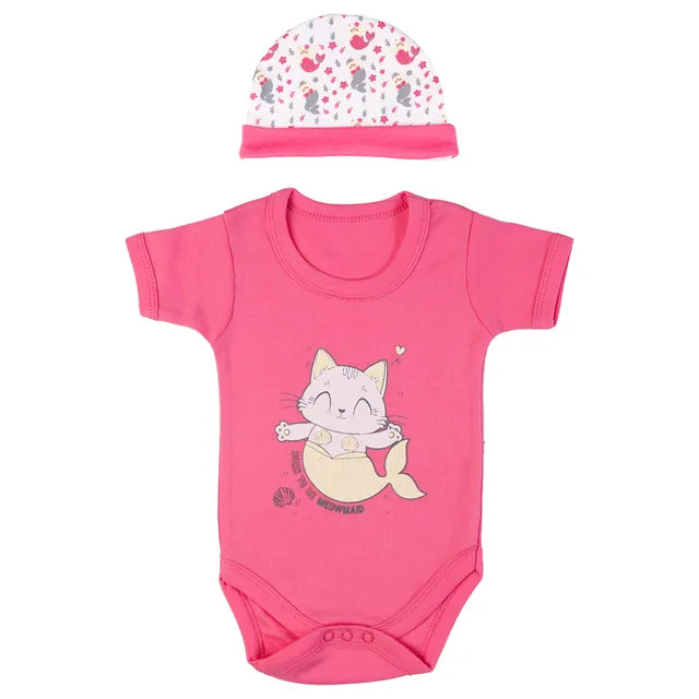 Babies Basic Gift Set - Meowmaid 5pcs - Red