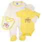 Babies Basic Gift Set - Life Is Better 5pcs - Yellow