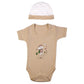 Babies Basic Gift Set - Be Brave 5pcs - Beige