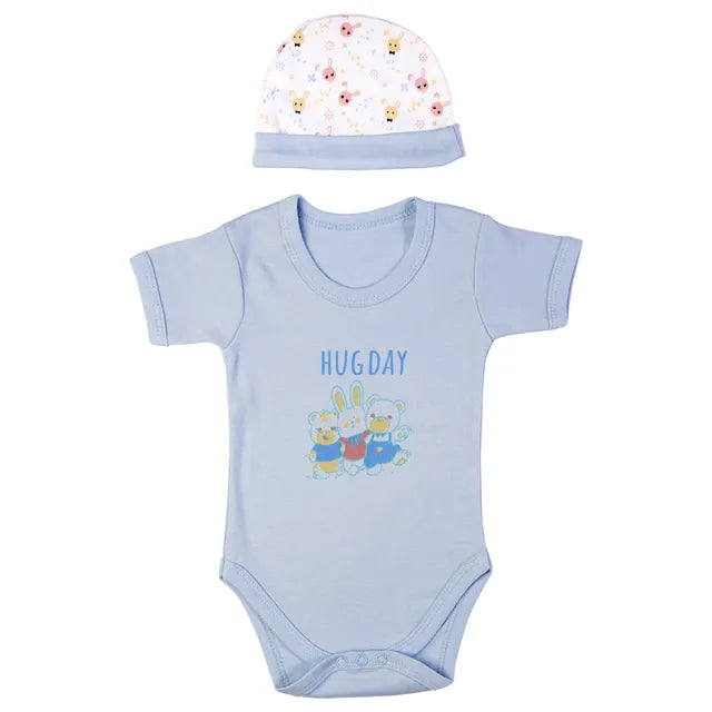 Babies Basic Gift Set - Hug Day 5pcs - Sky Blue