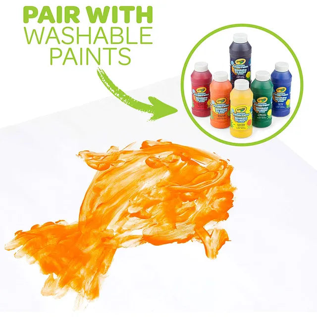 Crayola Giant Fingerpaint Paper - 25 pages - Laadlee