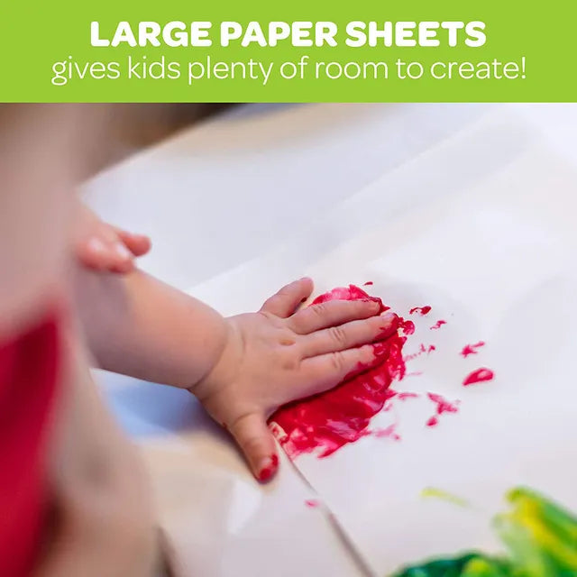 Crayola Giant Fingerpaint Paper - 25 pages - Laadlee