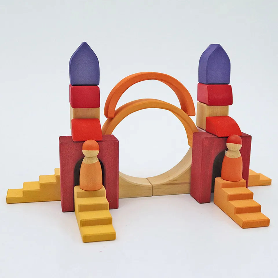 Grimm's Building Block World Set - Desert Sand - Laadlee