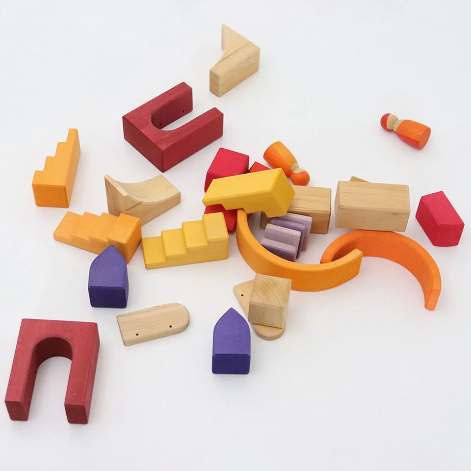 Grimm's Building Block World Set - Desert Sand - Laadlee