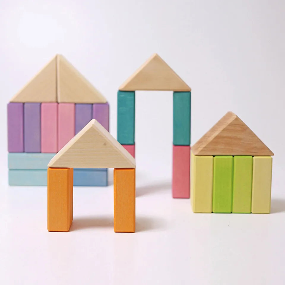 Grimm's Pastel Duo Building Block - Laadlee