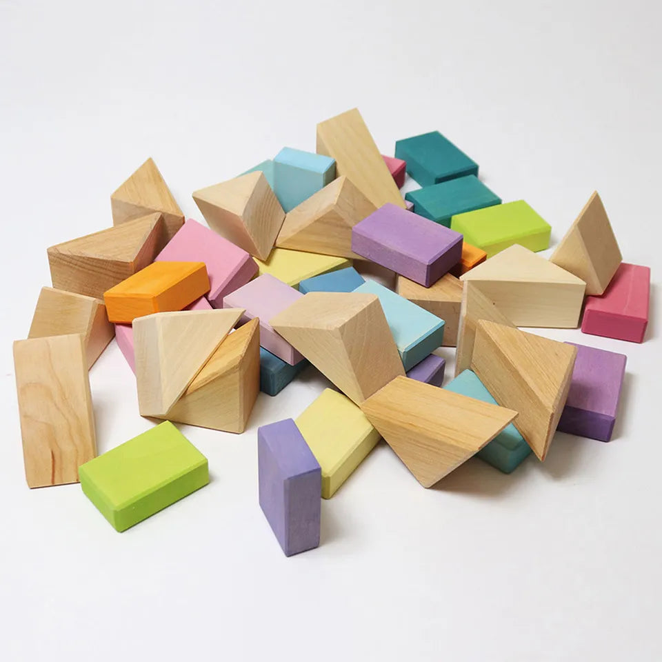 Grimm's Pastel Duo Building Block - Laadlee