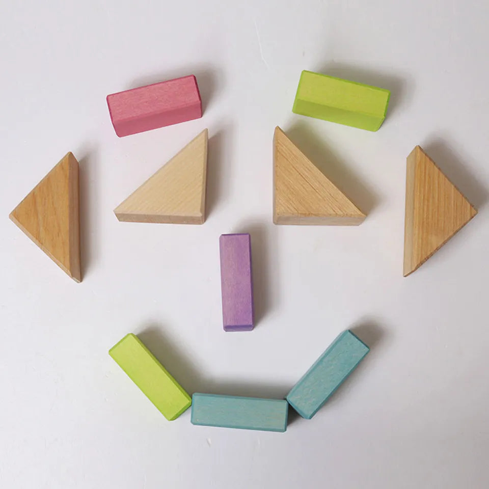 Grimm's Pastel Duo Building Block - Laadlee