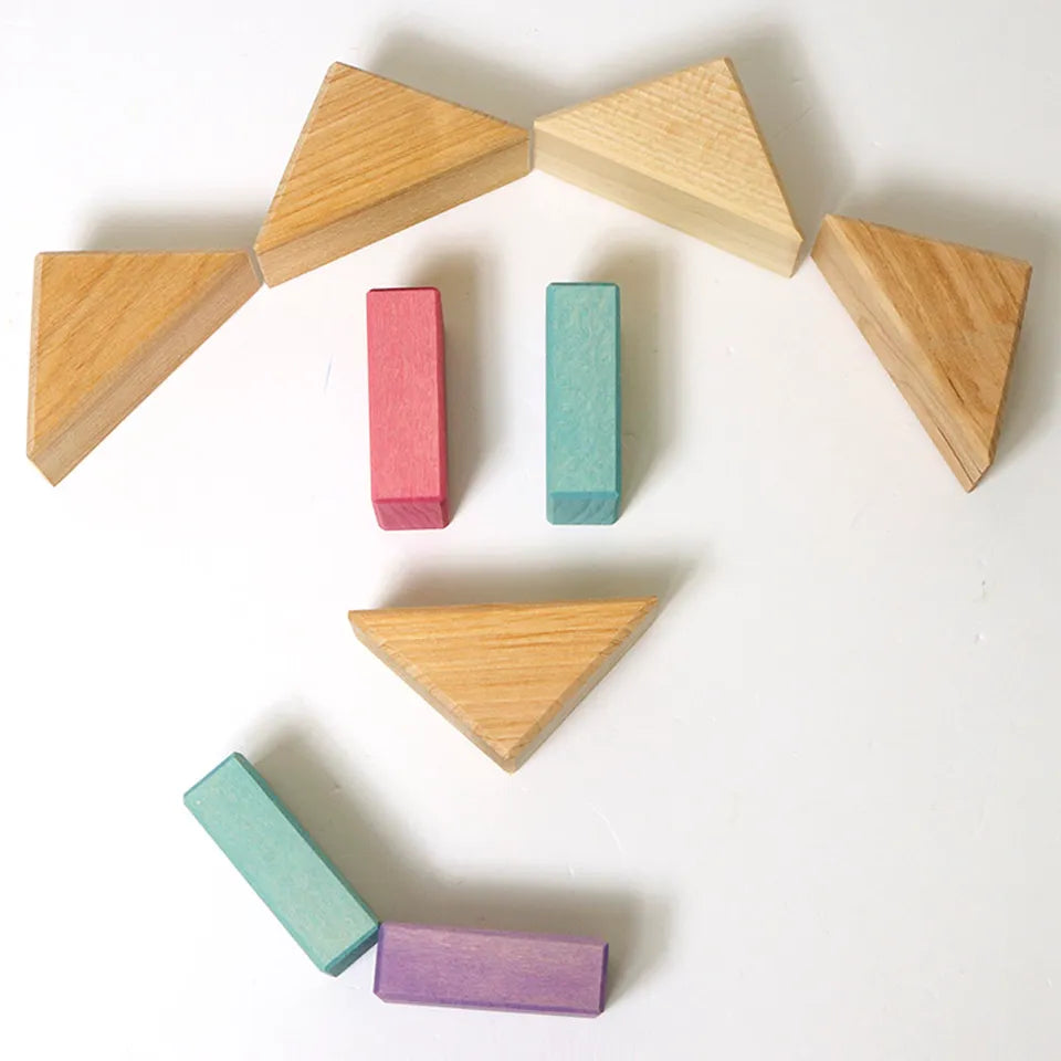 Grimm's Pastel Duo Building Block - Laadlee