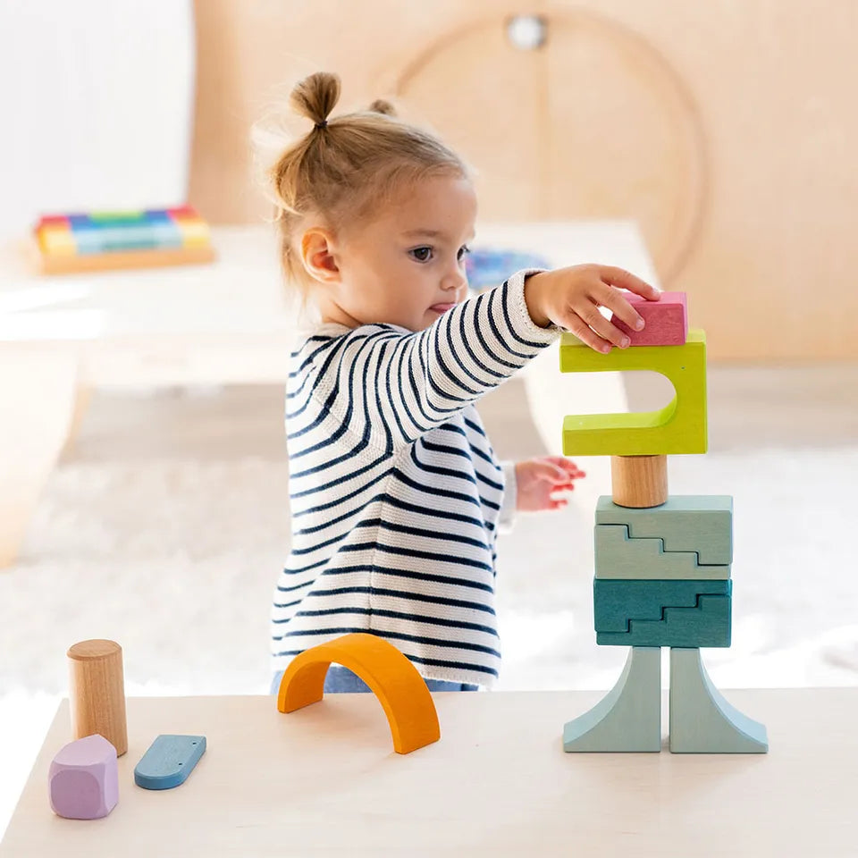 Grimm's Building Block World Set - Cloud Play - Laadlee