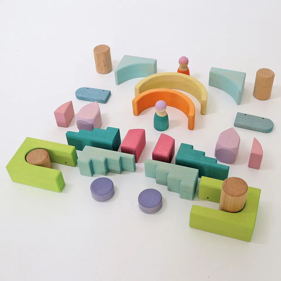 Grimm's Building Block World Set - Cloud Play - Laadlee