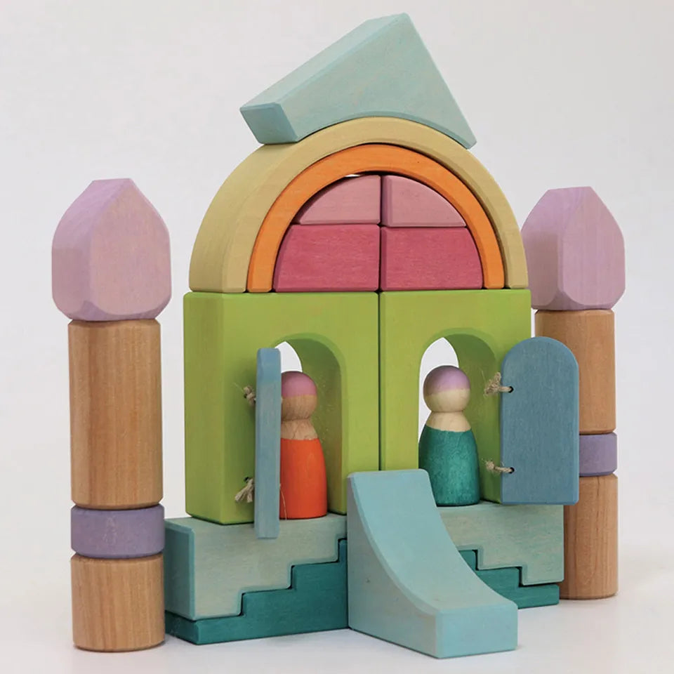 Grimm's Building Block World Set - Cloud Play - Laadlee
