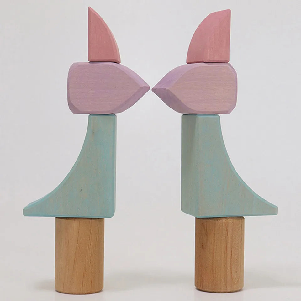 Grimm's Building Block World Set - Cloud Play - Laadlee