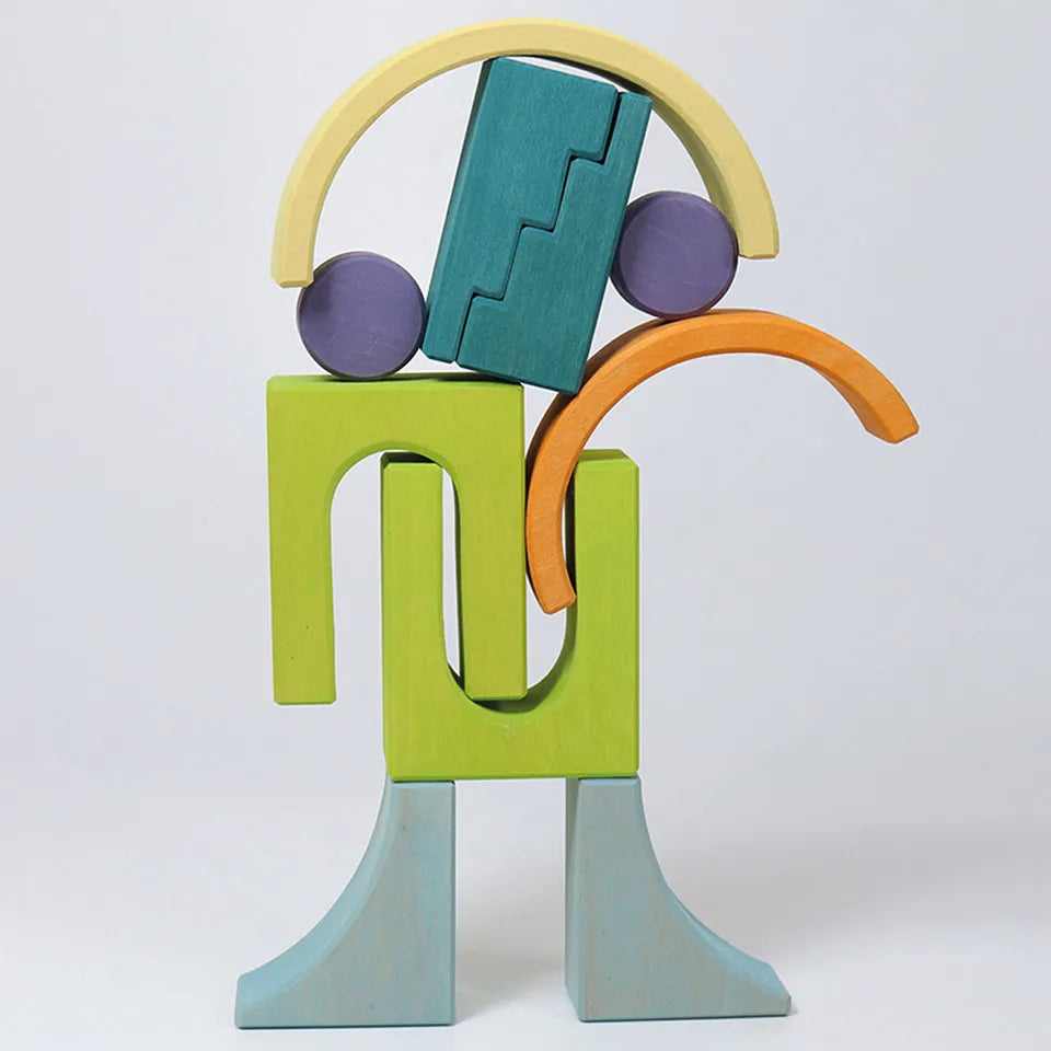 Grimm's Building Block World Set - Cloud Play - Laadlee