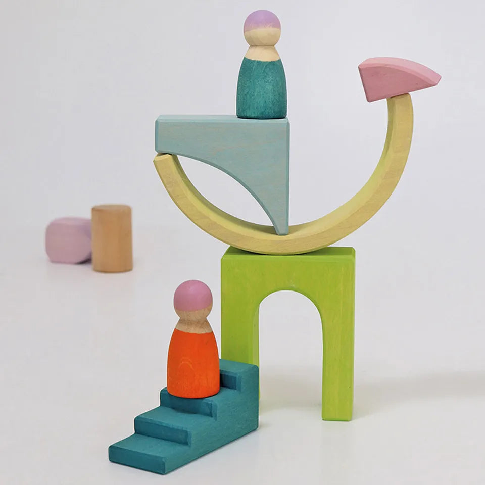 Grimm's Building Block World Set - Cloud Play - Laadlee