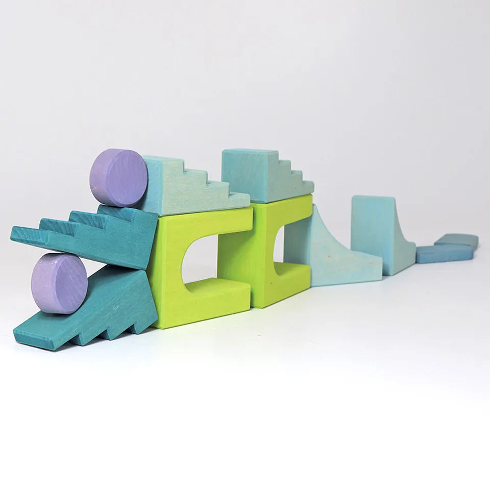 Grimm's Building Block World Set - Cloud Play - Laadlee