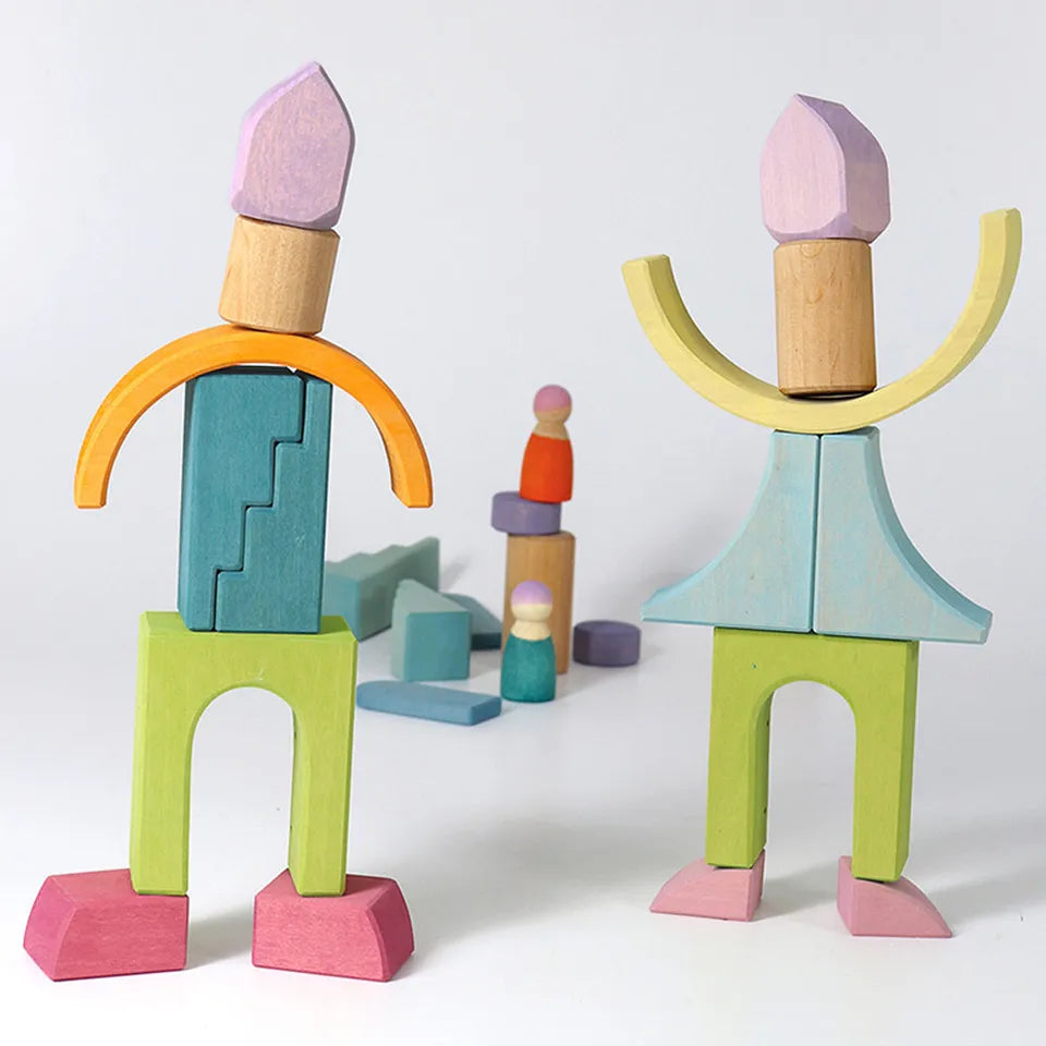 Grimm's Building Block World Set - Cloud Play - Laadlee