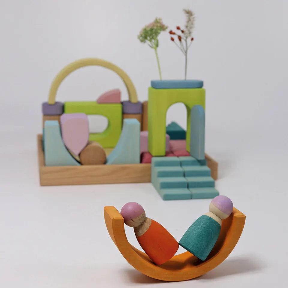 Grimm's Building Block World Set - Cloud Play - Laadlee