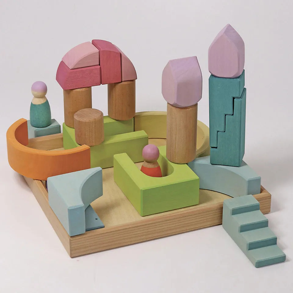 Grimm's Building Block World Set - Cloud Play - Laadlee