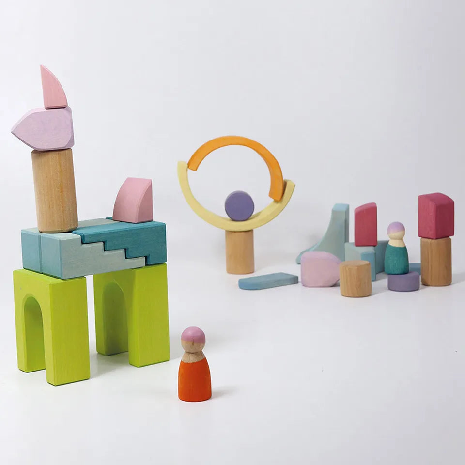 Grimm's Building Block World Set - Cloud Play - Laadlee