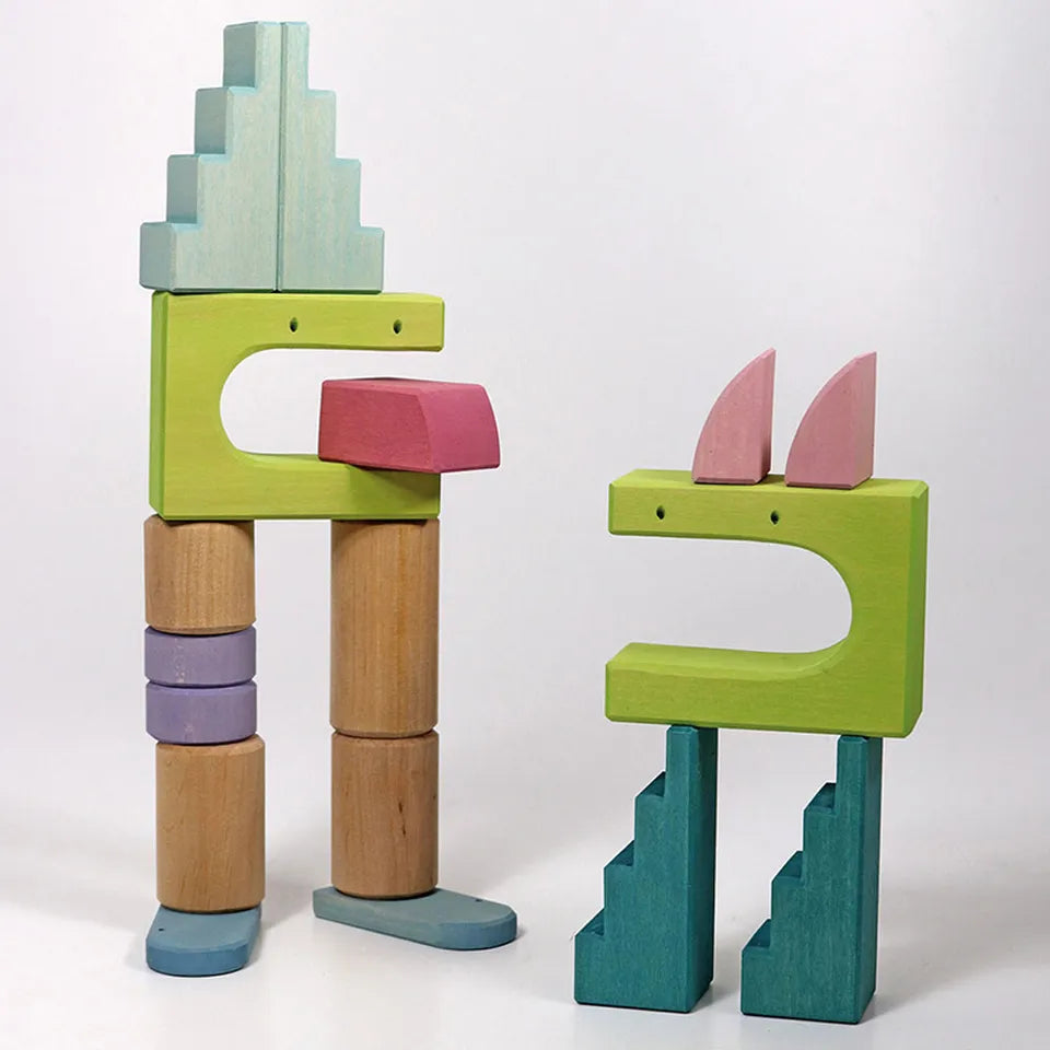 Grimm's Building Block World Set - Cloud Play - Laadlee