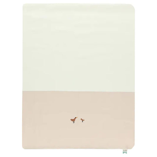 Trixie Cot Sheet - Babbling Birds - 110x140cm