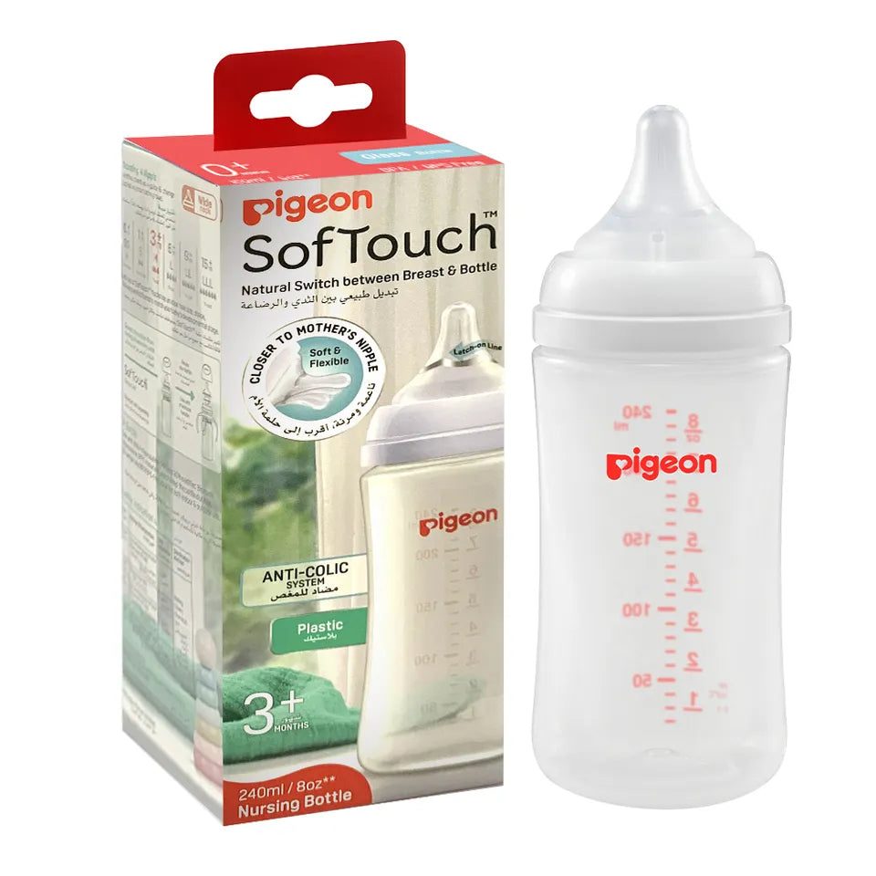 Pigeon Softtouch WN Plastic Bottle - 240ml