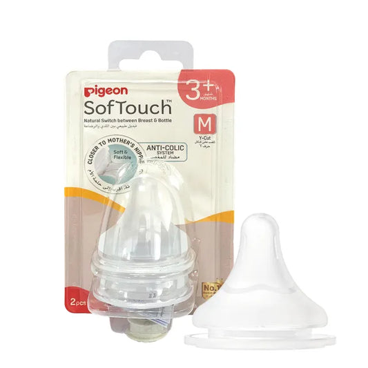 Pigeon Softtouch WN Nipples (M) - Pack Of 2