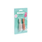 Beaba Silicone Pre-Spoons Pack of 2 - Terracotta & Velvet Grey