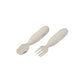 Beaba Stainless Steel Pre-Cutlery Pack of 2 - Velvet Grey