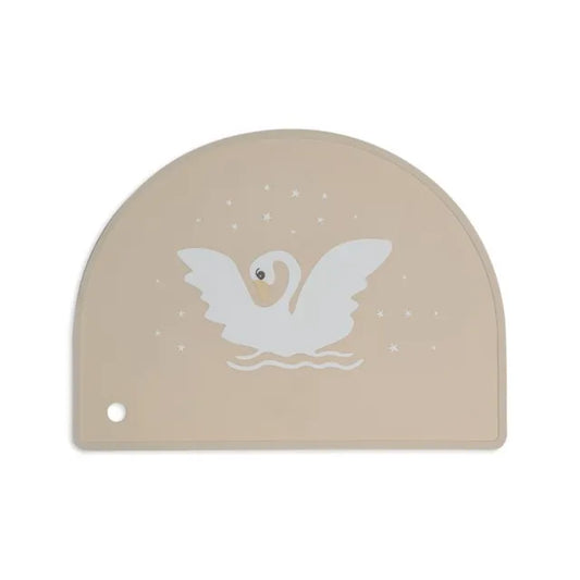 Citron Silicone Placemat Semi Circle - Ballerina