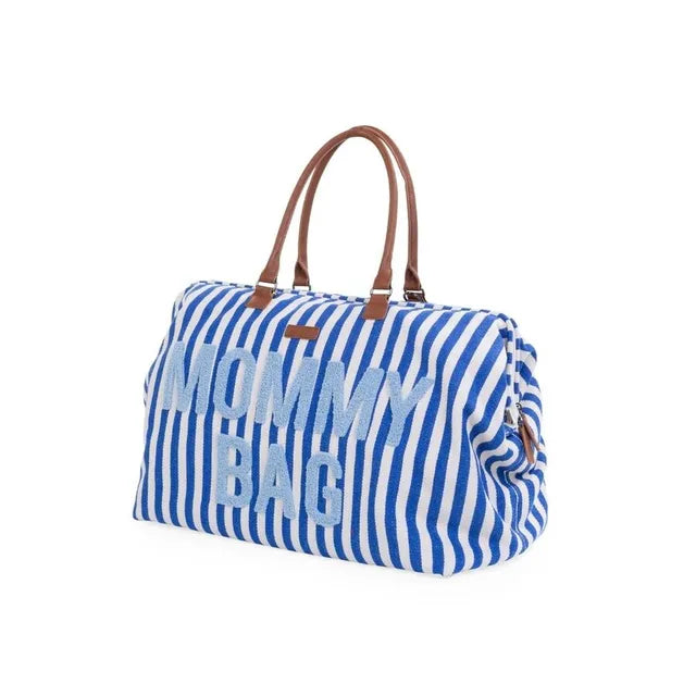 Childhome Big Mommy Bag - Electric Blue/Light Blue