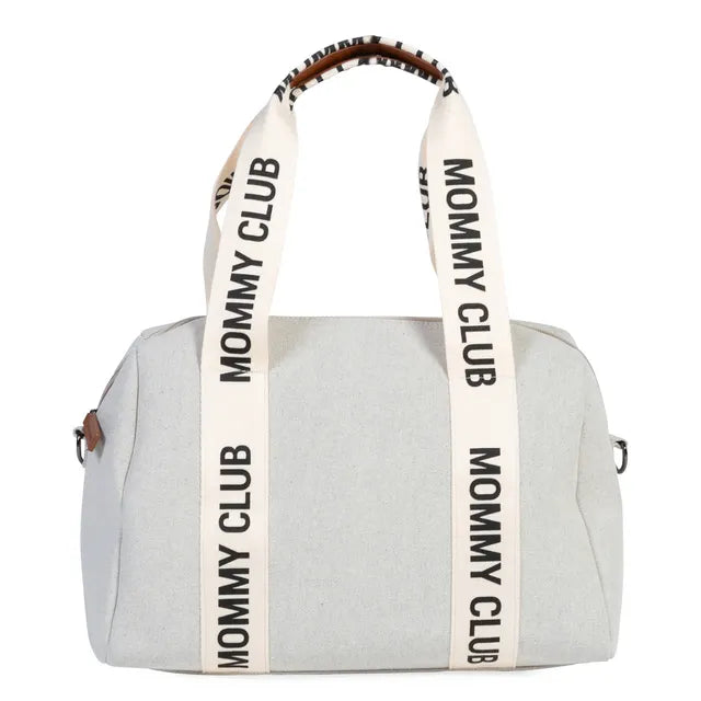 Childhome Mommy Club Signature Diaper Bag - Off White