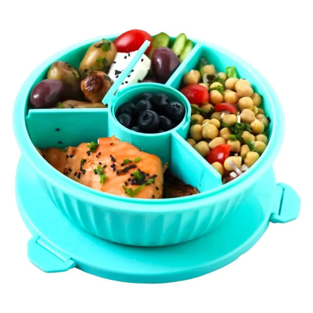 Yumbox Poke Bowls 3 Part Divider - Paradise Aqua