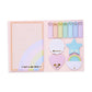 Ooly Side Sticky Tab Notes Set - Pastel Rainbows