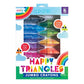 Ooly Happy Triangles Jumbo Crayons - Pack of 12