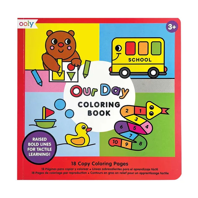 Ooly Copy Coloring Book - Our Day