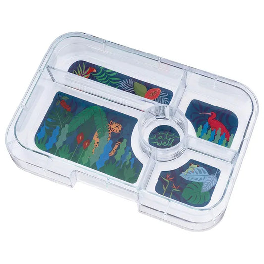 Yumbox Tapas 5 Compartment Tray - Jungle