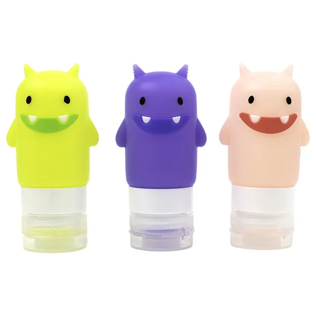 Yumbox Squeeze Bottles - Funny Monsters