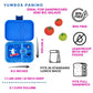 Yumbox Panino 4 Compartment Polar Bear Lunch Box - Surf Blue